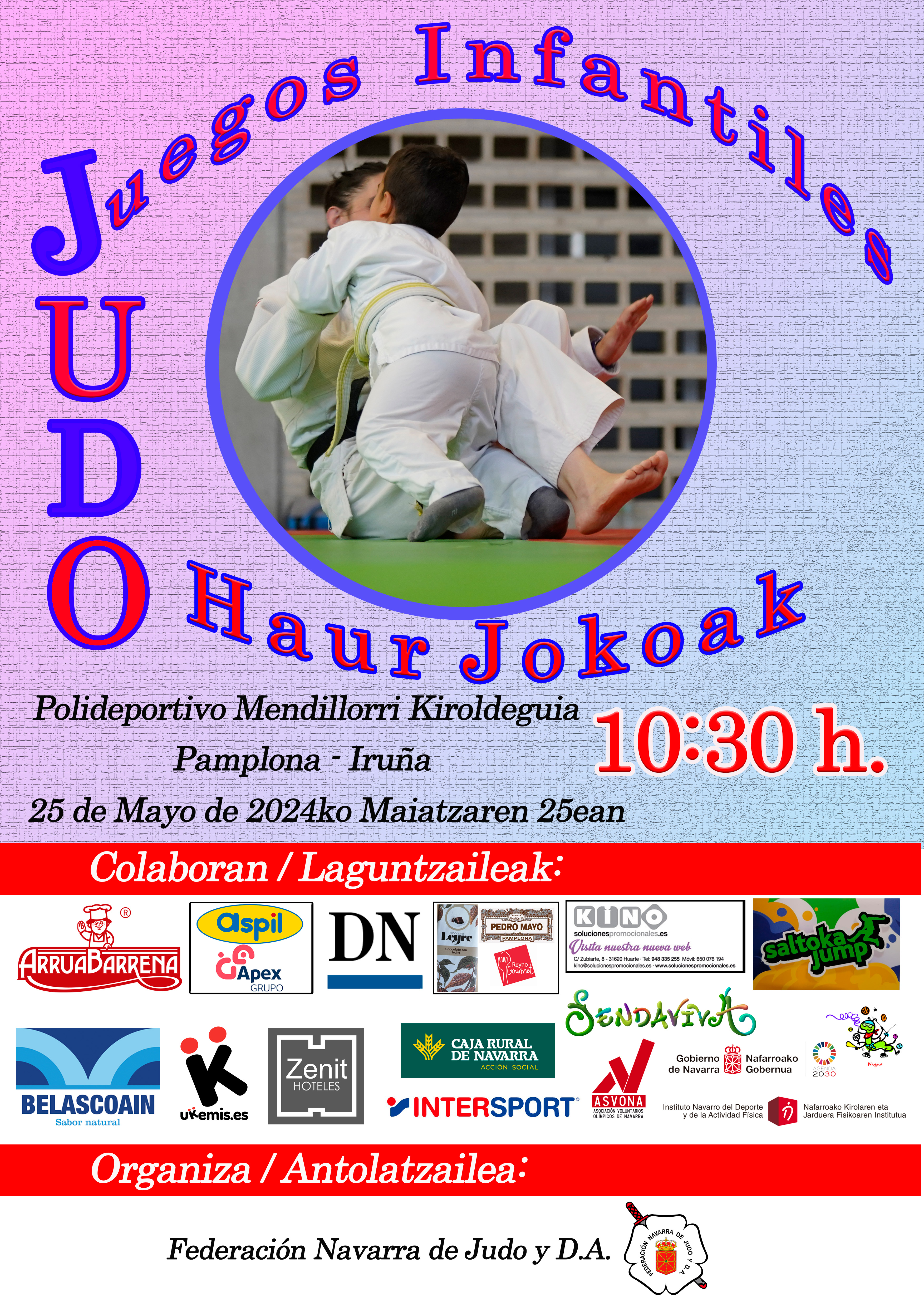 Juegos Infantiles de Judo. Pamplona 25-05-24. FOTOS